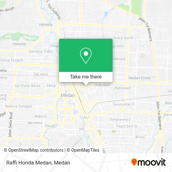 Raffi Honda Medan map