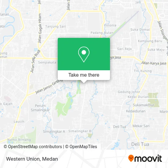 Western Union map