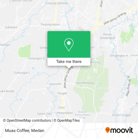 Muas Coffee map