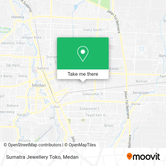 Sumatra Jewellery Toko map