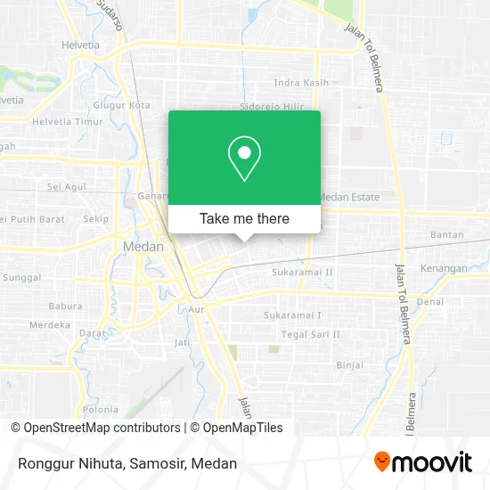 Ronggur Nihuta, Samosir map