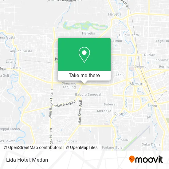 Hotel Lida map