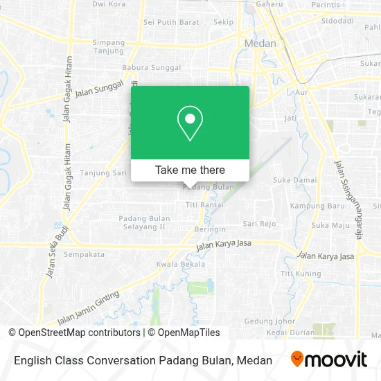 English Class Conversation Padang Bulan map