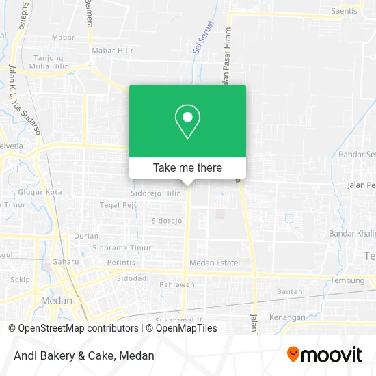 Andi Bakery & Cake map