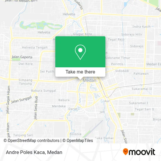 Andre Poles Kaca map