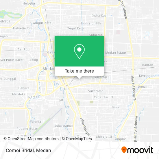 Comoi Bridal map