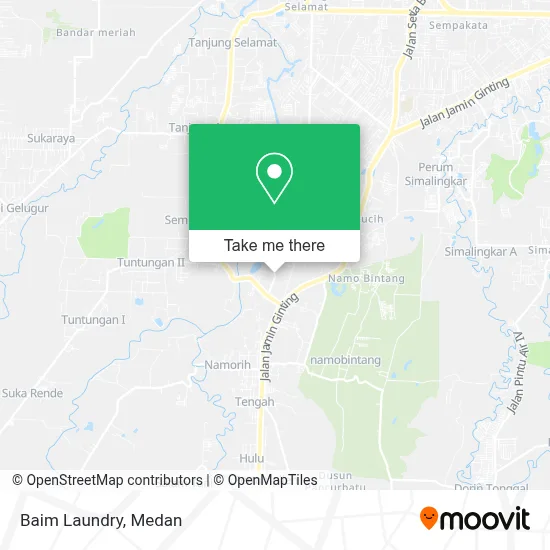 Baim Laundry map