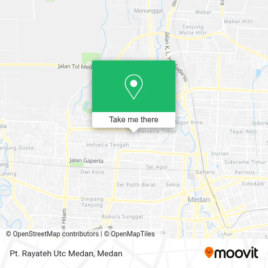 Pt. Rayateh Utc Medan map