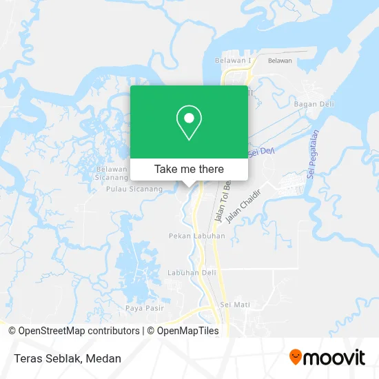 Teras Seblak map
