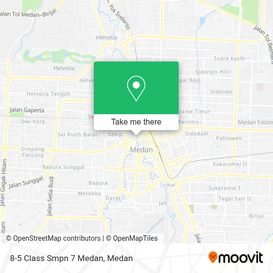 8-5 Class Smpn 7 Medan map