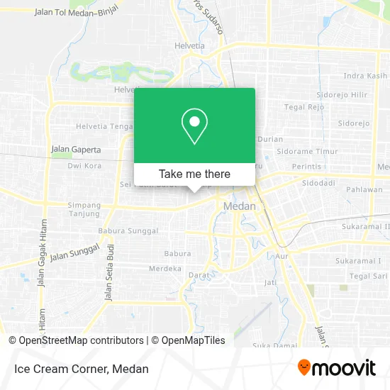 Ice Cream Corner map