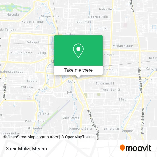 Sinar Mulia map