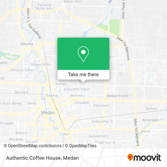 Authentic Coffee House map