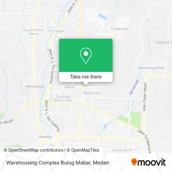 Warehousing Complex Bulog Mabar map