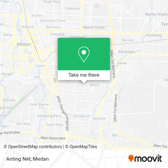 Anting Net map