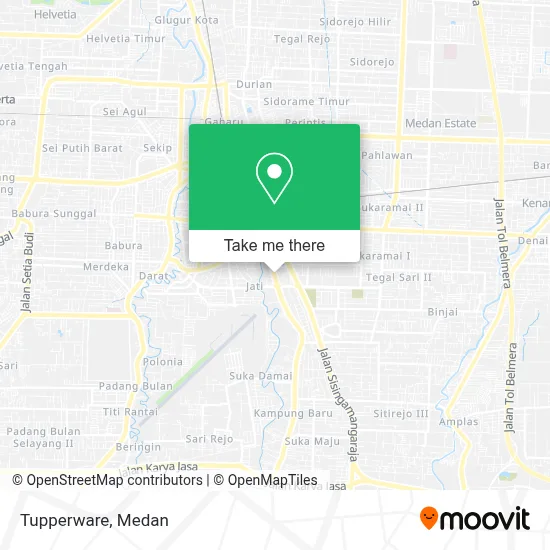 Tupperware map