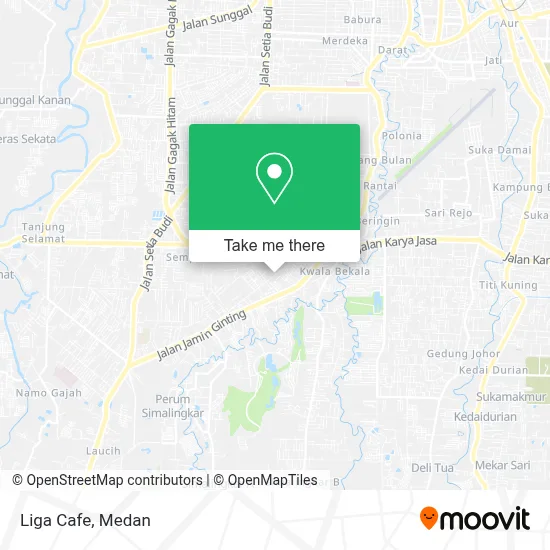 Liga Cafe map