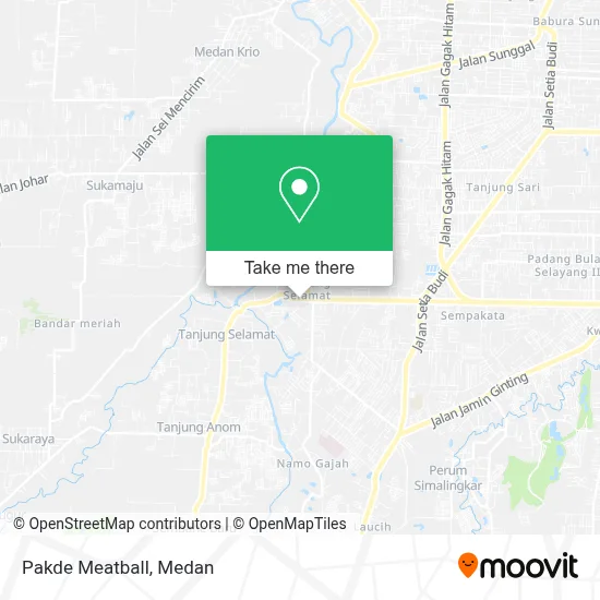 Pakde Meatball map