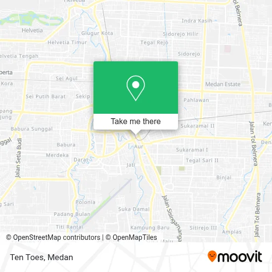 Ten Toes map