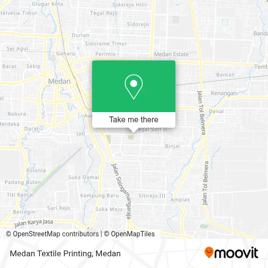 Medan Textile Printing map