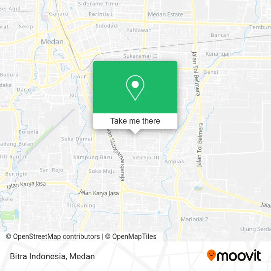 Bitra Indonesia map