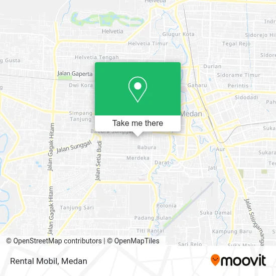 Rental Mobil map