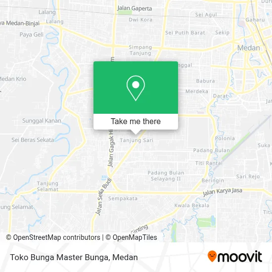 Toko Bunga Master Bunga map
