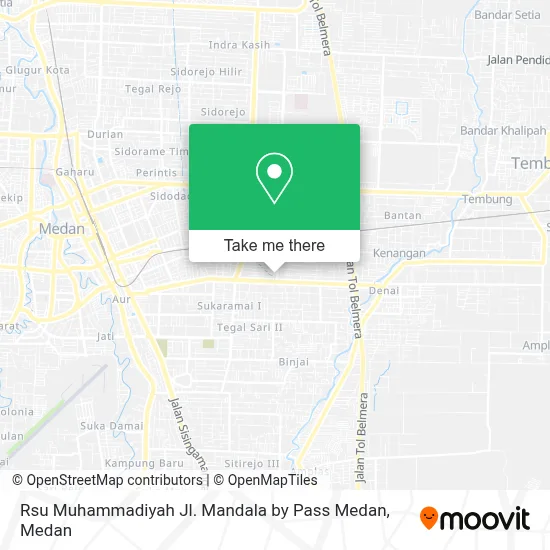 Rsu Muhammadiyah Jl. Mandala by Pass Medan map