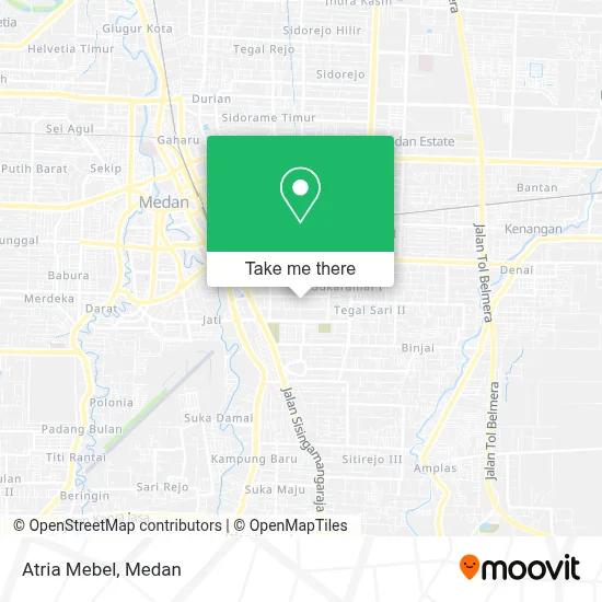 Atria Mebel map