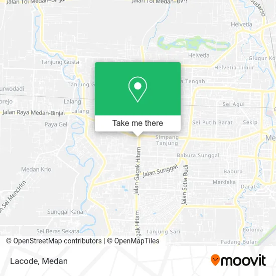 Lacode map