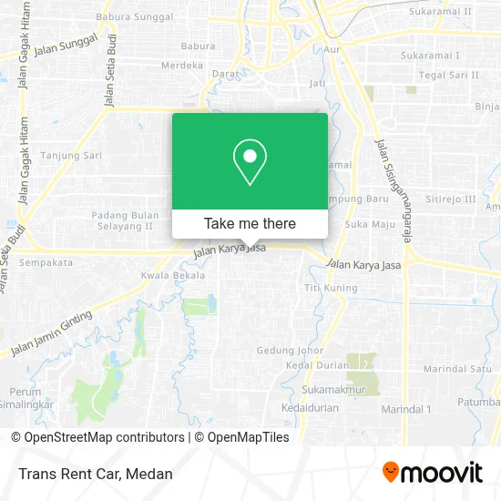 Trans Rent Car map