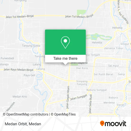 Medan Orbit map