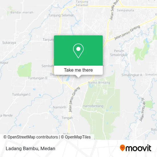Ladang Bambu map