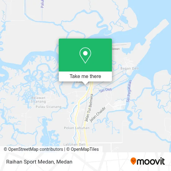 Raihan Sport Medan map