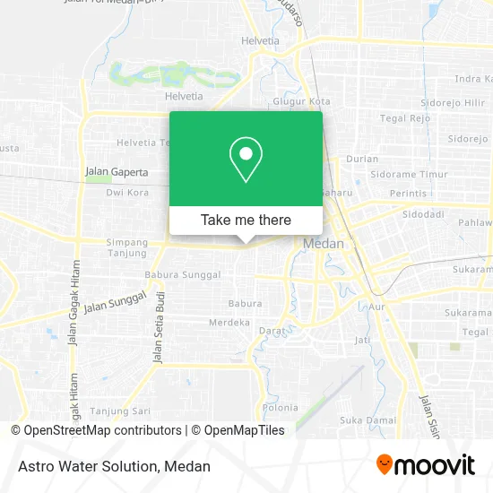 Astro Water Solution map