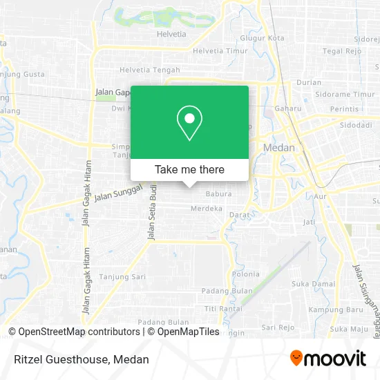 Ritzel Guesthouse map