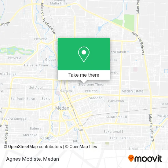 Agnes Modiste map