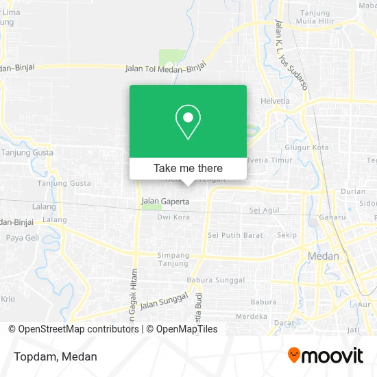 Topdam map