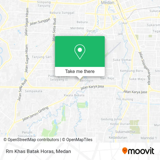 Rm Khas Batak Horas map