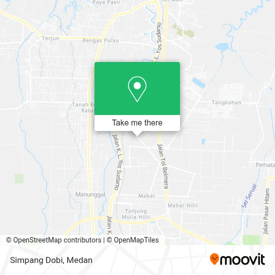 Simpang Dobi map
