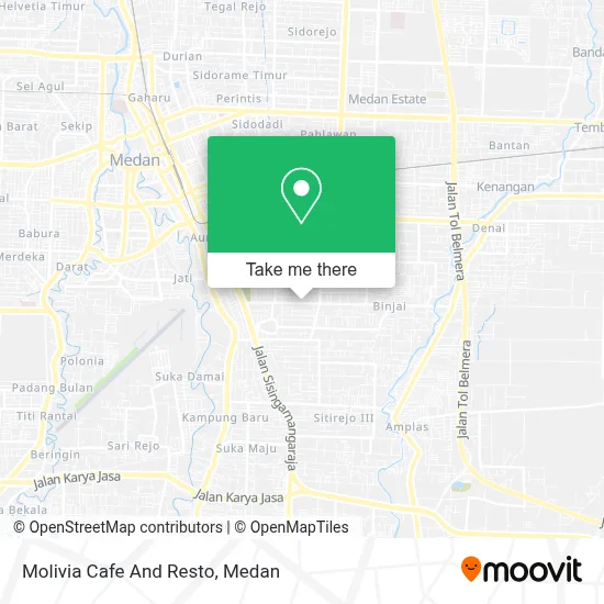 Molivia Cafe And Resto map