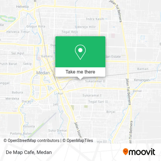 De Map Cafe map