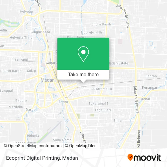 Ecoprint Digital Printing map