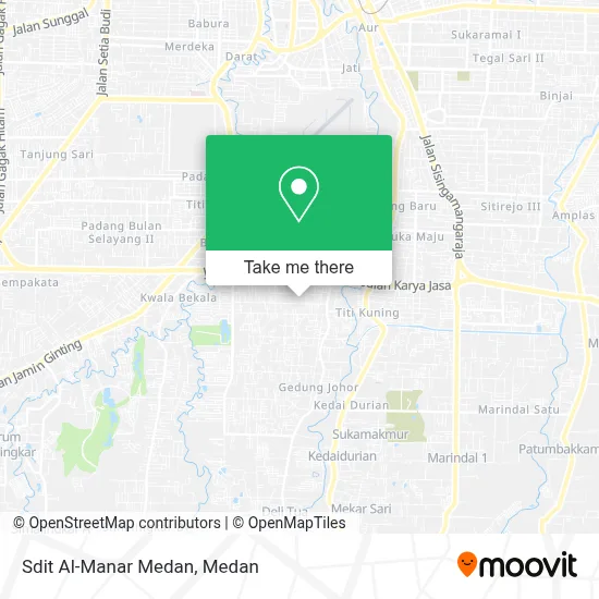 Sdit Al-Manar Medan map