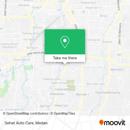 Sehat Auto Care map