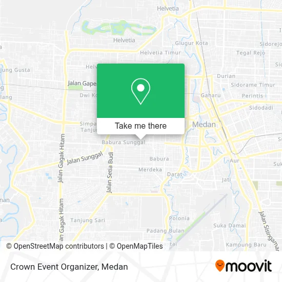 Crown Event Organizer map
