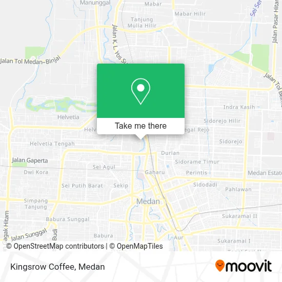Kingsrow Coffee map