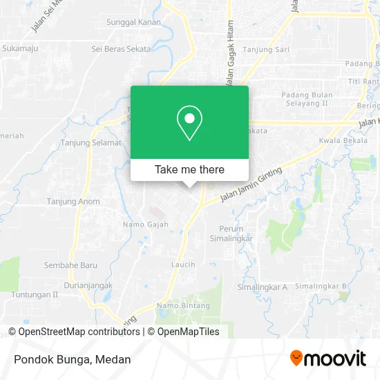 Pondok Bunga map