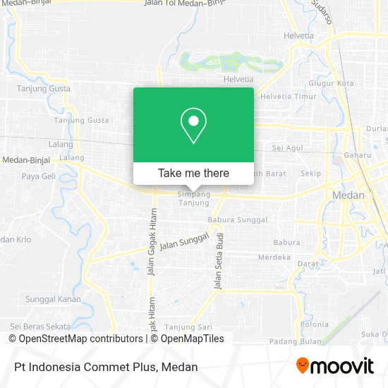 Pt Indonesia Commet Plus map