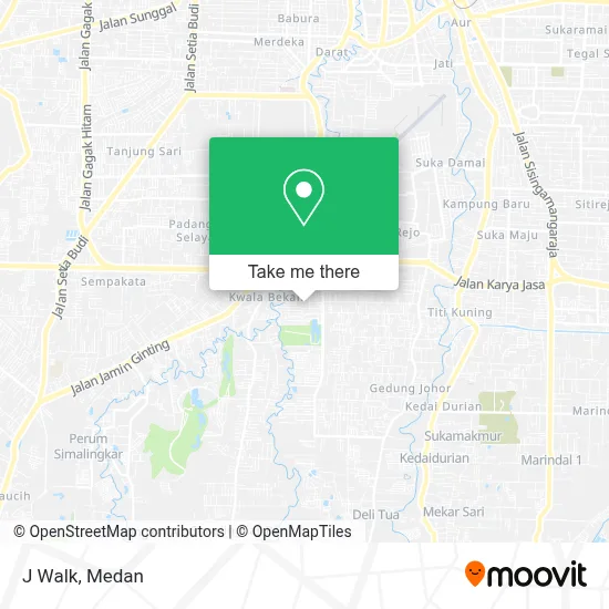 J Walk map